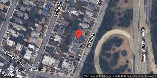 Aerial map of 116-56 CROSS ISLD PKWY SR S, Queens