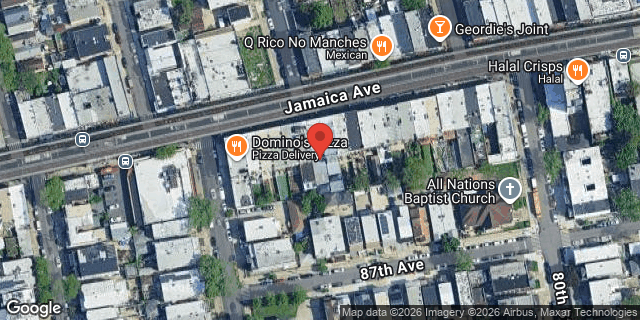 Aerial map of 78-14 JAMAICA AVENUE, Queens