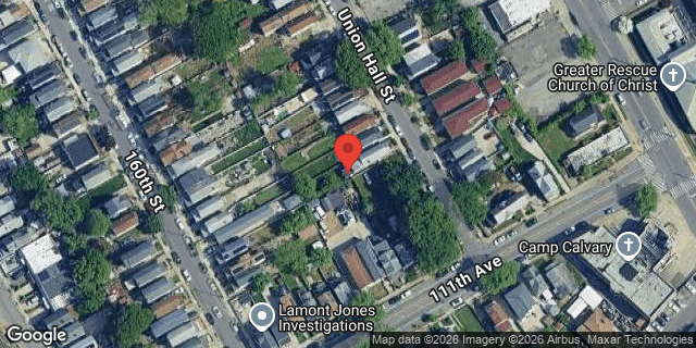 Aerial map of 110-42 UNION HALL STREET, Queens