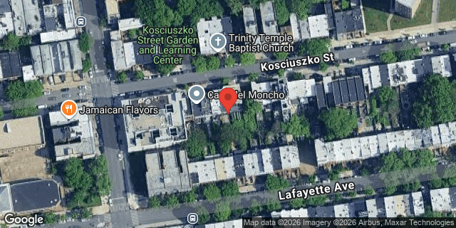 Aerial map of 382 KOSCIUSZKO STREET, Brooklyn