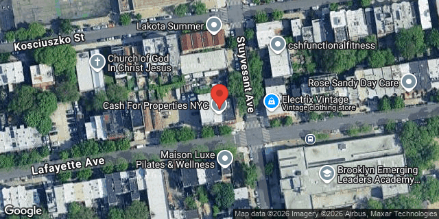 Aerial map of 955 LAFAYETTE AVENUE, Brooklyn