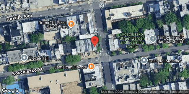 Aerial map of 373 KOSCIUSZKO STREET, Brooklyn