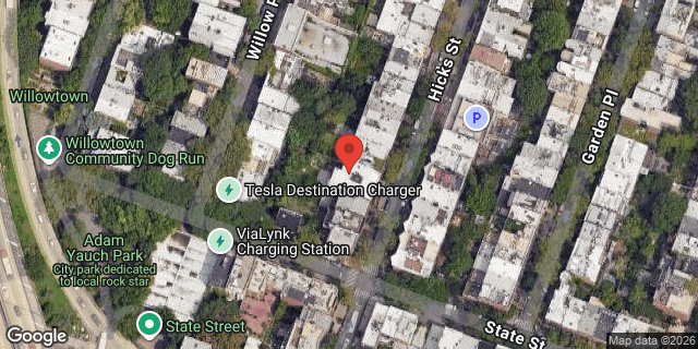 Aerial map of 306 HICKS STREET, Brooklyn