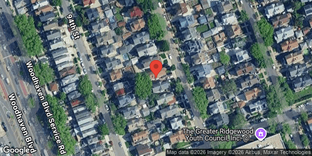 Aerial map of 87-70 95 STREET, Queens