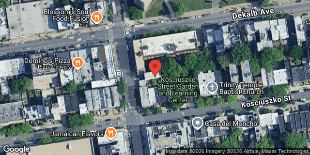 Aerial map of 175 MARCUS GARVEY BLVD, Brooklyn