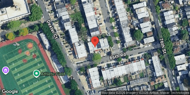 Aerial map of 74-11 86 ROAD, Queens