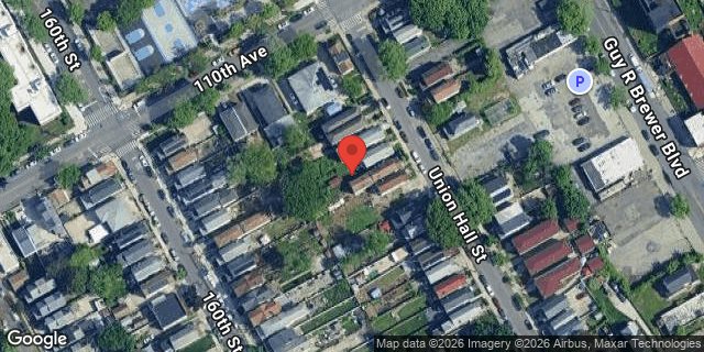 Aerial map of 110-18 UNION HALL STREET, Queens