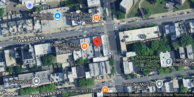 Aerial map of 892 DEKALB AVENUE, Brooklyn