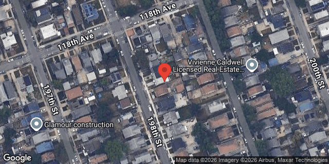 Aerial map of 118-17 198 STREET, Queens