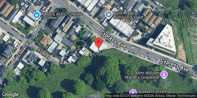 Aerial map of 80-84 CYPRESS AVENUE, Queens