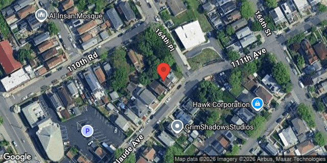 Aerial map of 163-47 CLAUDE AVENUE, Queens
