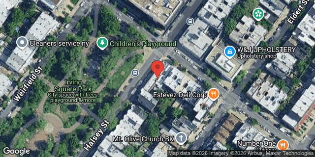 Aerial map of 784 KNICKERBOCKER AVENUE, Brooklyn