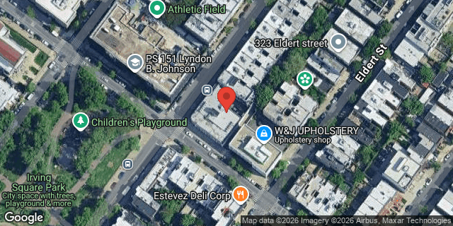 Aerial map of 785 KNICKERBOCKER AVENUE, Brooklyn