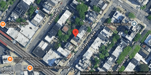 Aerial map of 1125 LAFAYETTE AVENUE, Brooklyn