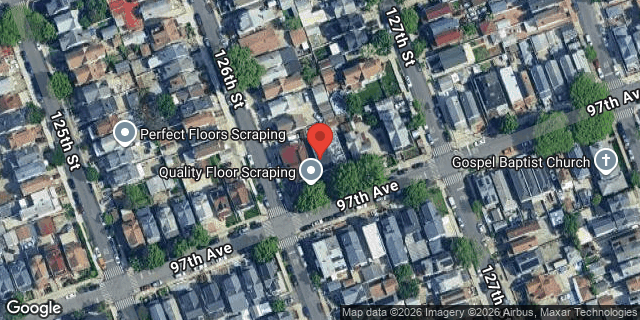 Aerial map of 126-03 97 AVENUE, Queens