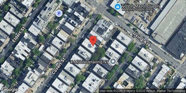 Aerial map of 328 COVERT STREET, Brooklyn