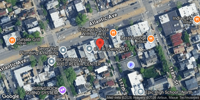 Aerial map of 116-18 ATLANTIC AVENUE, Queens