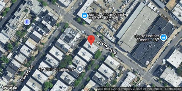 Aerial map of 321 SCHAEFER STREET, Brooklyn