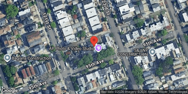 Aerial map of 121-19 95 AVENUE, Queens