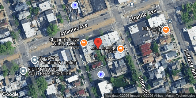 Aerial map of 117-08 ATLANTIC AVENUE, Queens