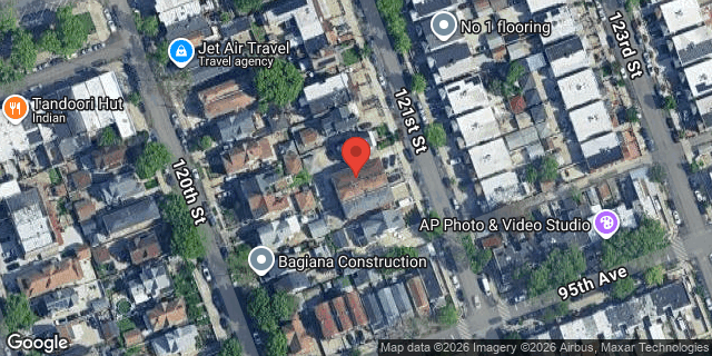 Aerial map of 94-38 121 STREET, Queens