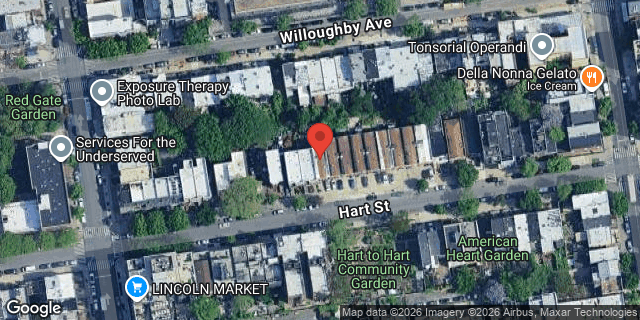 Aerial map of 99 HART STREET, Brooklyn