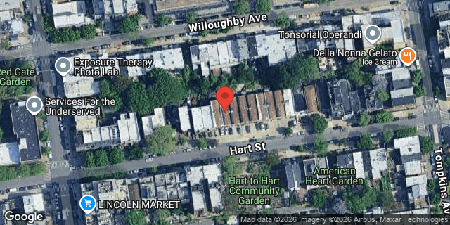 Aerial map of 101 HART STREET, Brooklyn