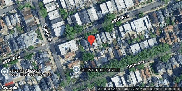 Aerial map of 104-18 89 AVENUE, Queens