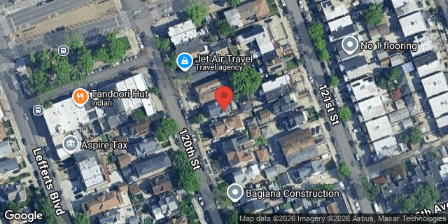 Aerial map of 94-23 120 STREET, Queens