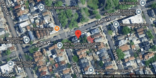 Aerial map of 95-01 125 STREET, Queens