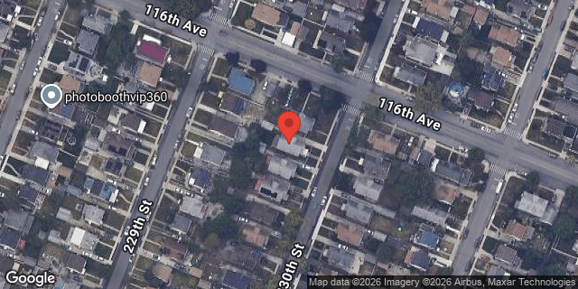 Aerial map of 116-10 230 STREET, Queens