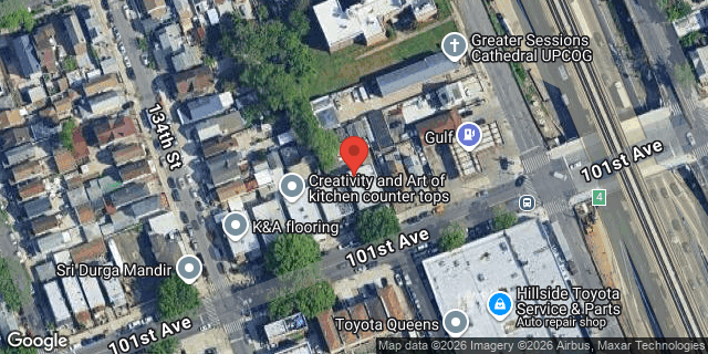 Aerial map of 134-19 101 AVENUE, Queens