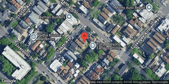 Aerial map of 146-24 106 AVENUE, Queens