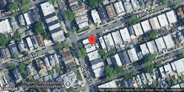 Aerial map of 88-03 104 STREET, Queens