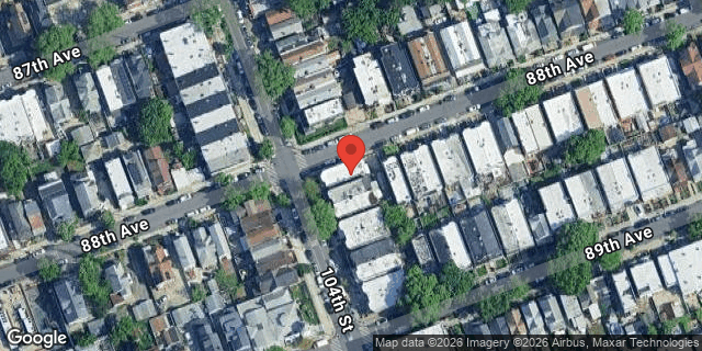 Aerial map of 88-01 104 STREET, Queens