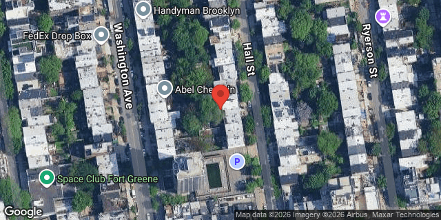 Aerial map of 120A HALL STREET, Brooklyn