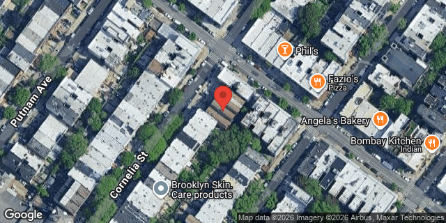 Aerial map of 290 CORNELIA STREET, Brooklyn