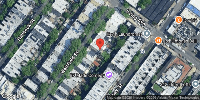 Aerial map of 320 WEIRFIELD STREET, Brooklyn