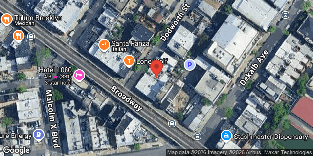 Aerial map of 1097 BROADWAY, Brooklyn
