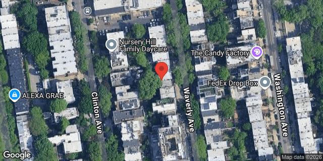 Aerial map of 100 WAVERLY AVENUE, Brooklyn