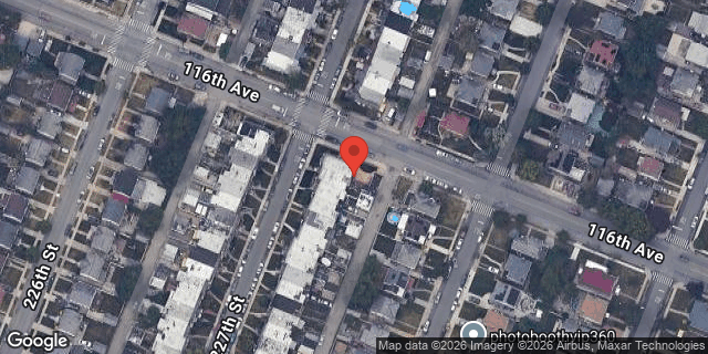 Aerial map of 116-01 227 STREET, Queens
