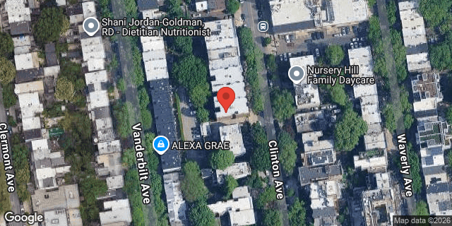 Aerial map of 94 CLINTON AVENUE, Brooklyn