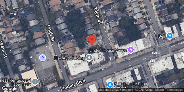 Aerial map of 116-40 200 STREET, Queens