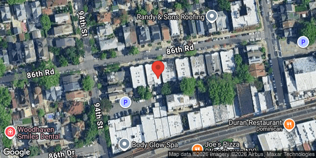 Aerial map of 94-18 86 ROAD, Queens