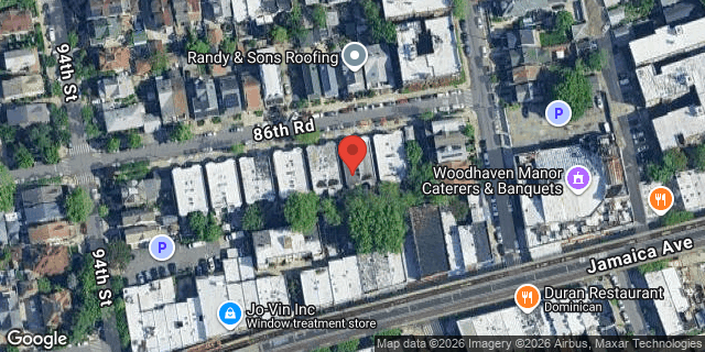 Aerial map of 94-34 86 ROAD, Queens