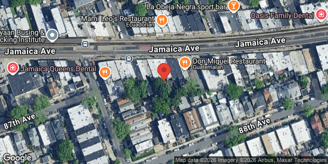 Aerial map of 104-20 JAMAICA AVENUE, Queens