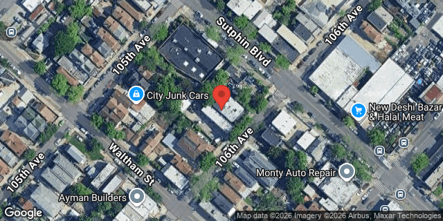Aerial map of 146-55 106 AVENUE, Queens