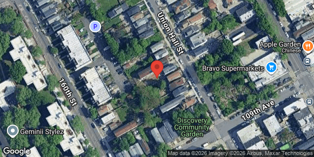 Aerial map of 108-40 UNION HALL STREET, Queens