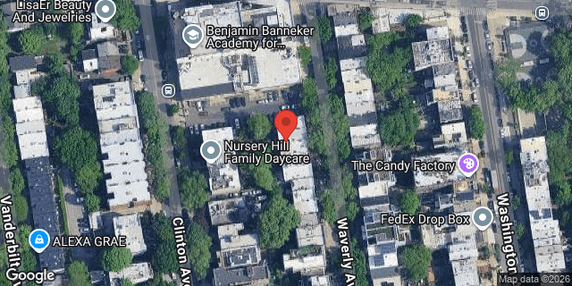 Aerial map of 88 WAVERLY AVENUE, Brooklyn