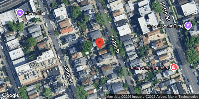 Aerial map of 87-44 110 STREET, Queens